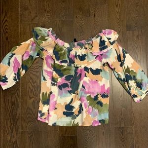 Floral Off the Shoulder Blouse